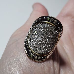 *Sale* Hampton Gems Crystal Oval Ring Size 6